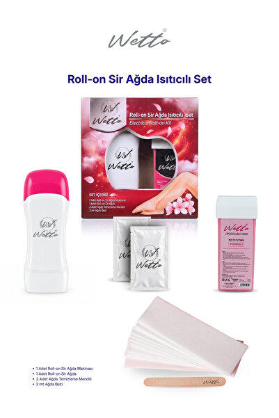 Wetto AĞDA ROLL-ON / KARTUŞ AĞDA ISITICI SET