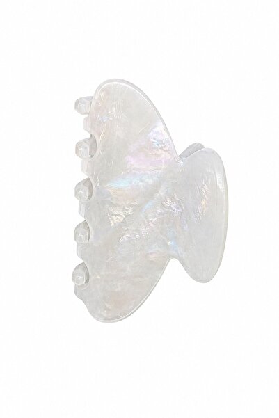 nesdesignn Silvery Ebruli Mini Latch Buckle — White
