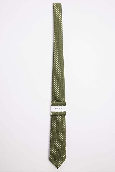 PAULMARK Men's Mini Square Patterned Classic Tie