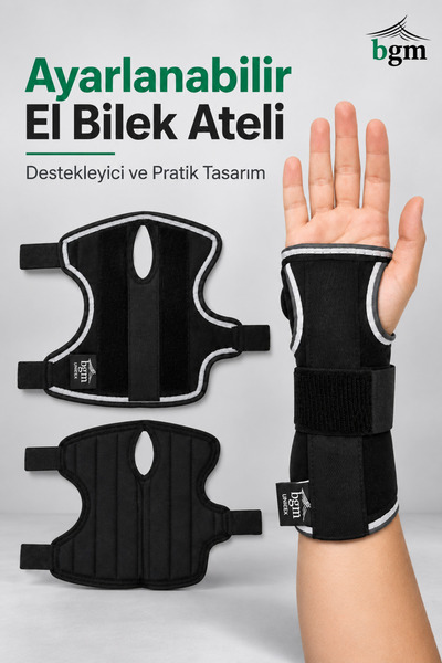 bgm El Bilek Ateli Metal Destekli Statik El Bilek Ateli