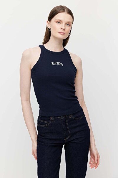 PAULMARK Women's Halter Neck Written Bodysuit