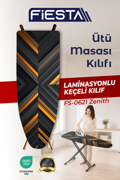 Fiesta FS-0621 Zenith Dijital Baskı Ütü Masası Kılıfı Örtüsü Bezi (KALIN KEÇE HEDİYELİ)