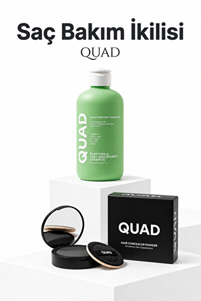 QUAD Perfect Look Set - Shampoo + Closure Set - Unisex