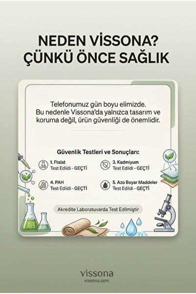 Vissona Mİ 15 Uyumlu Kamera Çıkıntılı Magsafe Wireless Şarj Özellikli Sert Sa...