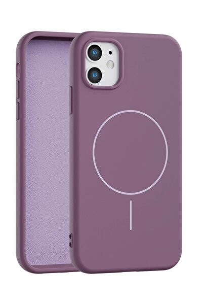 Vissona iPhone 11 Uyumlu İçi Kadife Magsafe Wireless Şarj Özellikli Telefon K...