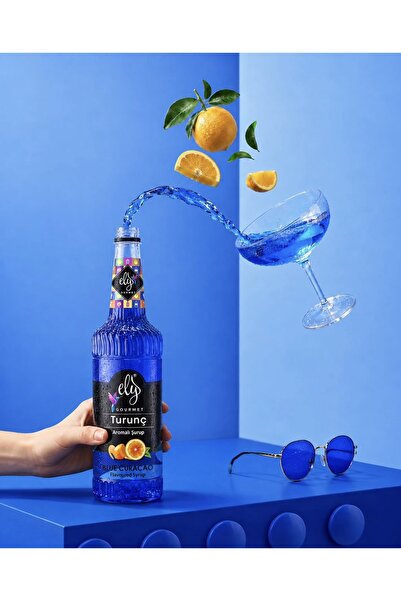 Ely Gourmet Premium Turunç Şurubu – Kokteyl, Kahve ve Limonata Şurubu (750 ml)