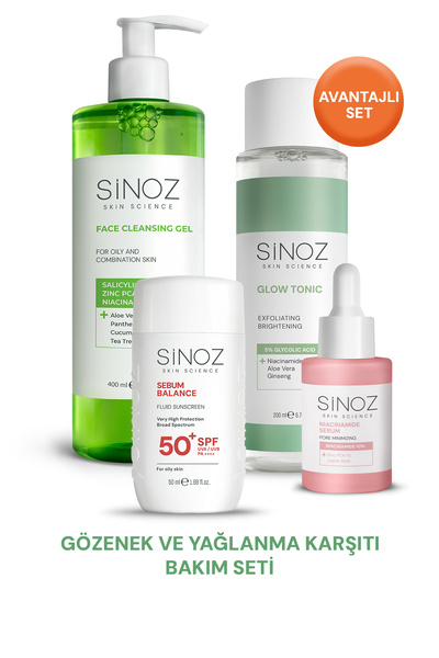 SİNOZ Gözenek ve Yağlanma Karşıtı Bakım Seti