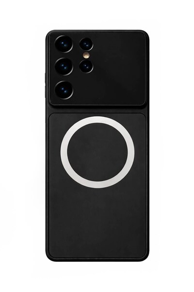 Vissona Samsung Galaxy S25 Ultra Uyumlu Kamera Korumalı Magsafe Wireless Şarj...