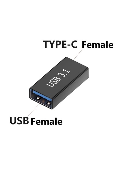 Choice black Type C OTG USB Adapter USB USB-C Female To USB A Female Type-C C...