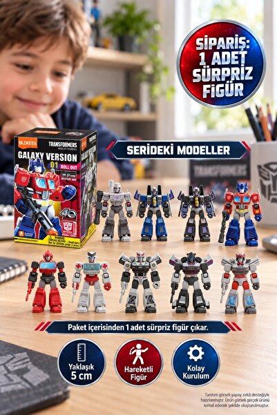 TOYFEST Blokees Transformers Galaxy Version 01 Roll Out Sürpriz Paket Hareket...