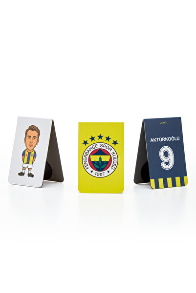 Fenerbahçe مجموعة علامات الكتب المغناطيسية من كيريم أكتوركوغلو مكونة من 3 قطع...