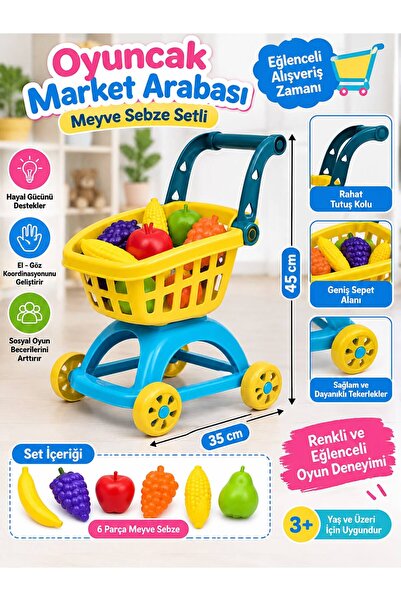 BYCEGU OYUNCAK MARKET ARABASI VE MEYVESİ