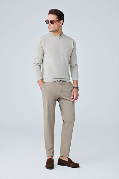 Danger Erkek Comfort Fit Premium Poliamid Kumaş Fit Jogger Bej Pantolon - 252...