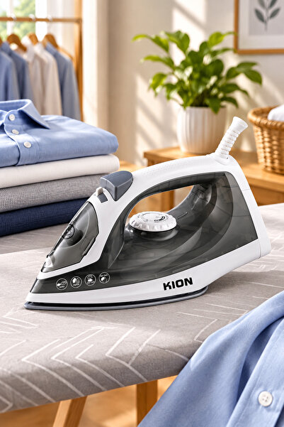 Kion Steam Iron, KGC/1003, 3X0.75Mm, Adjustable, Powerful, Premium Choice, Du...