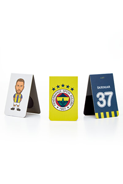 Fenerbahçe مجموعة علامات الكتب المغناطيسية المكونة من 3 قطع من ميلان شكرنيار ...