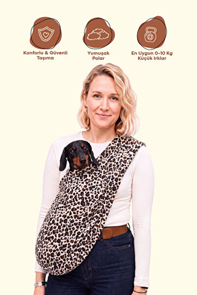 Paw And Hug Köpek Polar Ana Kucağı – Omuzdan Taşınabilir Kışlık– Yumuşak ve S...