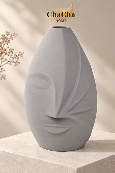 YNSK Vază ceramică mată Uygur pentru față