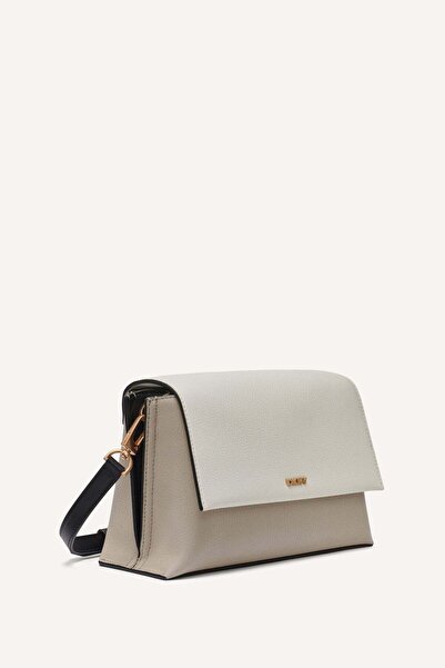 Dkny ALYA FLAP CROSSBODY-L4L - LT TAUPE COMBO-N/S