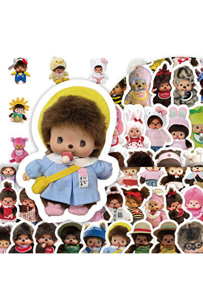 Choice 80Pcs 80Pcs Monchichi Stickers Cute Doll Graffiti Stickers DIY Diary P...