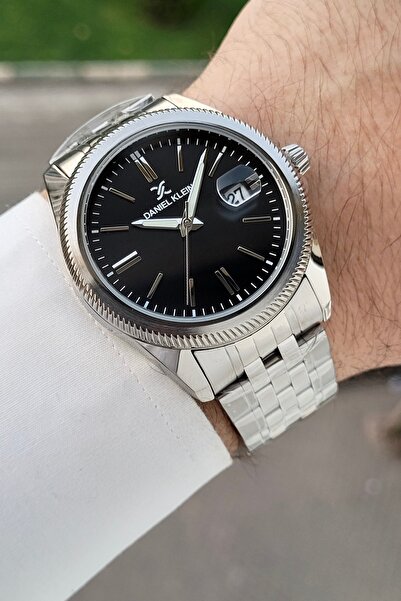 Daniel Klein Black Dial, Gray Color Strap, 41 Mm, 5 Atm, Calendar, Same as in...