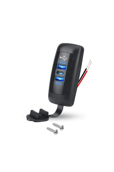 Choice kebidumei 1PC 3-Ports Car Charger Socket Dual USB PD QC3.0 Port Quick ...