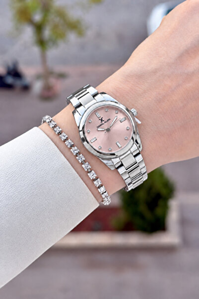 Daniel Klein Kadranı Pembe Kordonu Gri Renk 28 Mm Görseldeki İle Aynı Kadın K...