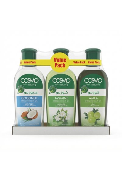 Cosmo 3 PC OFFER PACK HAIR OIL 200ML