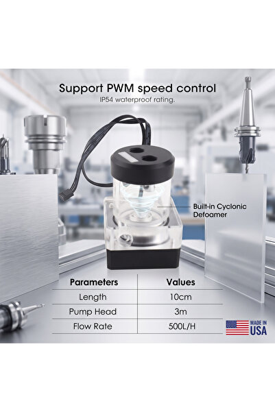 Choice Combo Pump PC Cooler Integrated Built-in Defoaming 500L/H - 3 Meters D...