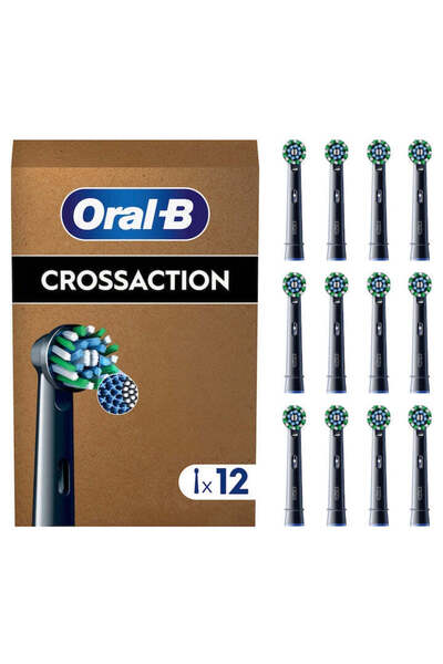 Oral-B Ανταλλακτικές βούρτσες για ηλεκτρική οδοντόβουρτσα Cross Action, 12 τεμ.