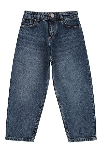Civil Boys Baggy Kalıp 10-13 Yaş Pantolon - Mavi