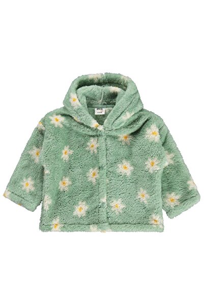 Civil Baby Floral Print 6-18 Months Cardigan - Green