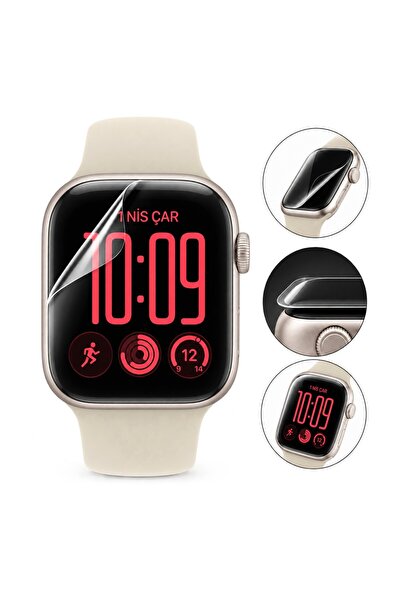 Engo Apple Watch SE 3 44mm TPU Ekran Koruyucu 2’li Şeffaf Film