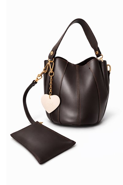 Moon Çanta Nox Brown Shoulder Bag – with Mini Wallet