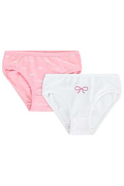 Civil Girls Fiyonk 2-12 Yaş Kız Çocuk 2'li Külot