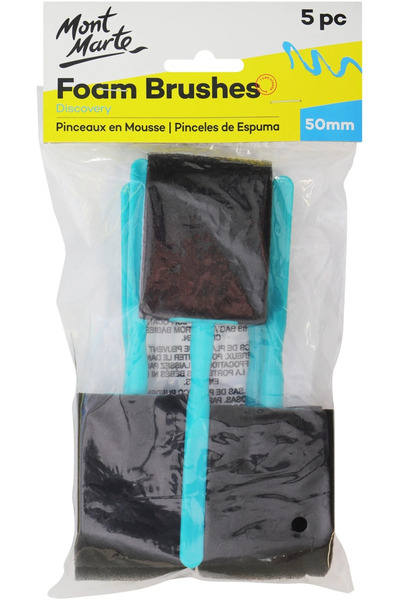Mont Marte Foam Brushes Discovery 50mm