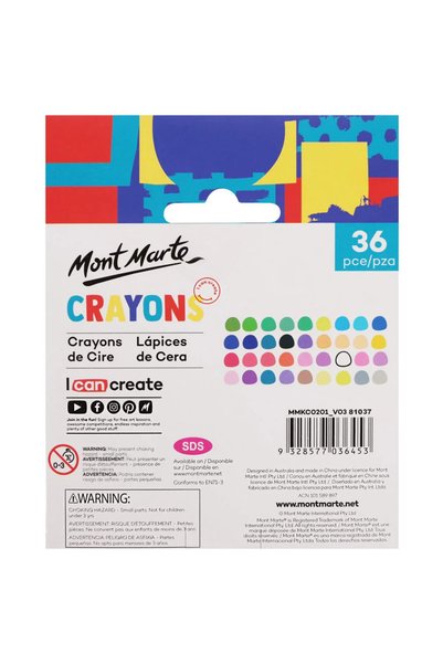 Mont Marte Set of 36 Pastel Paints