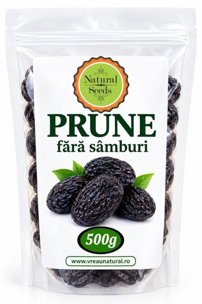 Natural Seeds Product Prune fara samburi 500g