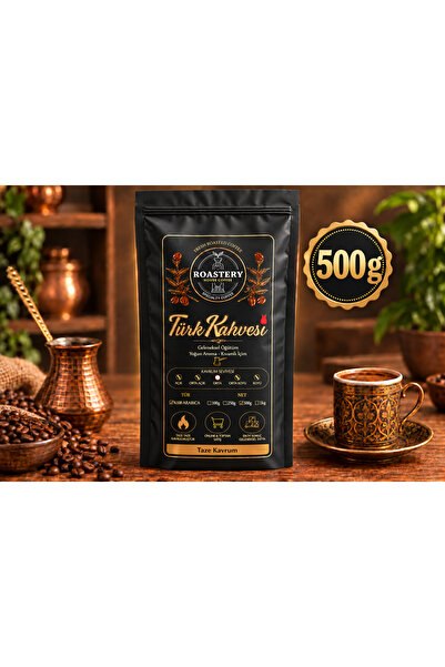Taze Kavrulmuş Türk Kahvesi %100 Arabica 500 g