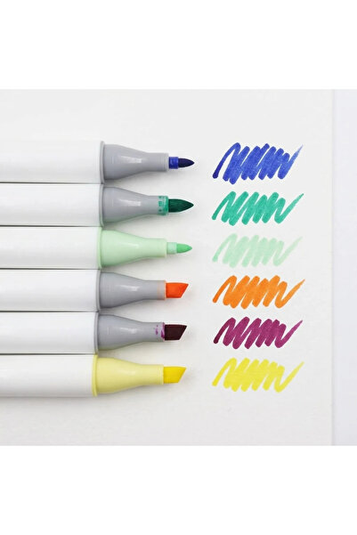 Mont Marte Premium Double-Tip Art Markers Set of 5 – Vibrant Nature Colors Set