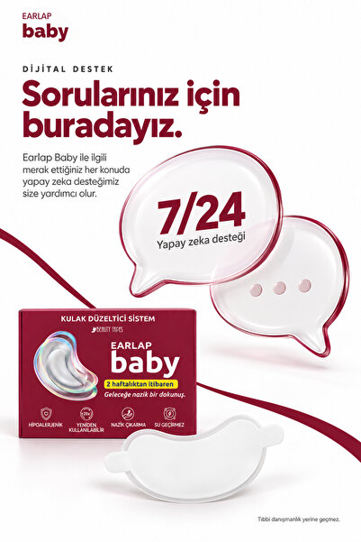 Beauty Tapes Earlap Baby Kepçe Kulak Düzeltici Silikon Beans