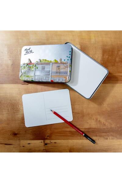Mont Marte Watercolor Postcards Premium 300Gsm 24 Cards 15.2 X 10.2cm (6 X 4in)