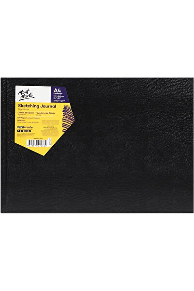 Mont Marte Signature Timsah Desen Görünümlü Eskiz Defteri 150gsm A4 Yatay 100...