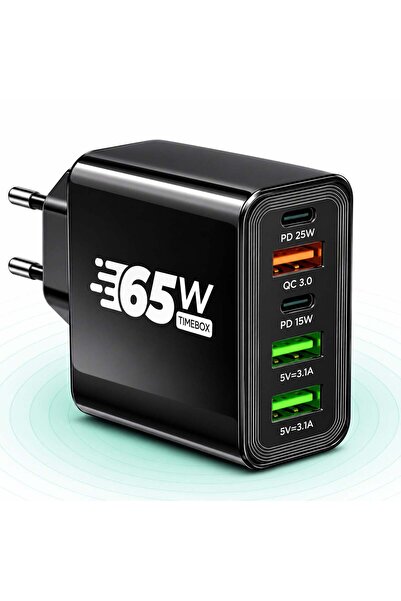 OEM Încărcător de perete cu 5 porturi, 65W, încărcare rapidă, 3 x USB 2.0 tip...