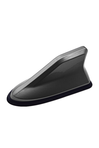 Choice9 Gray Carbon Fiber Look Car Roof Top Mount Shark Fin Aerial Antenna To...