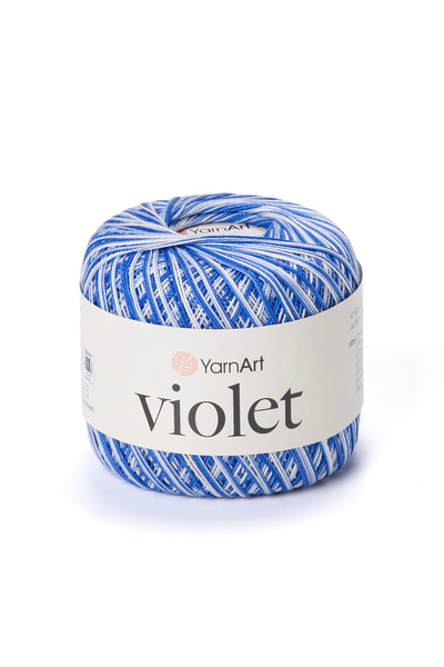 Yarnart Violet Melange - Marbled, Mercerized Lace Marbled-5355