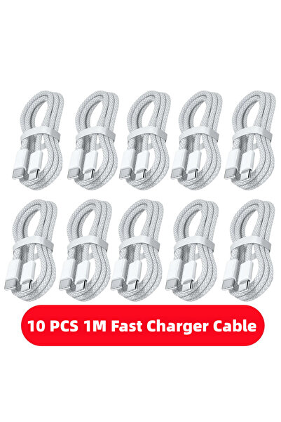 Choice1 1m 10PCS 1-10PCS USB C Cable to USB C 100W Fast Charging Charger Cabl...