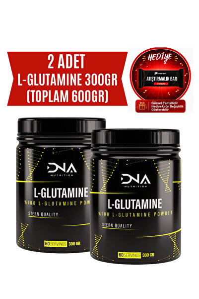 Dna Nutrition Glutamine Powder 300gr X 2 Adet (TOPLAM 600GR - 120 SERVİS)