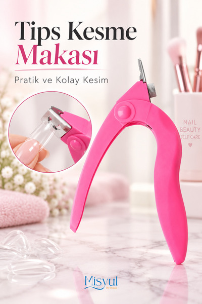 Misyul Takma Tırnak Makası, Protez Tırnak, Paslanmaz Başlık, Tips Kesme Makas...