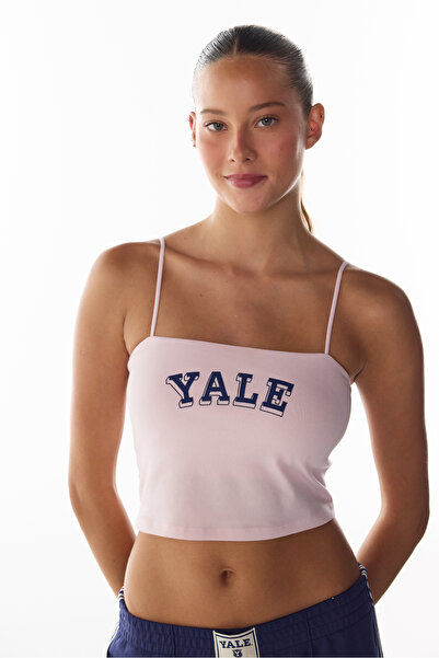 Penti Pembe Harvard Crop Atlet