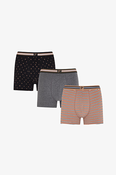 Penti Erkek Ember Çizgili 3'lü Boxer